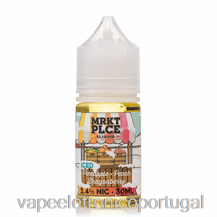 Vape Eletronico Ice Abacaxi Pêssego Dragonberry - Sais Mrkt - 30ml 48mg